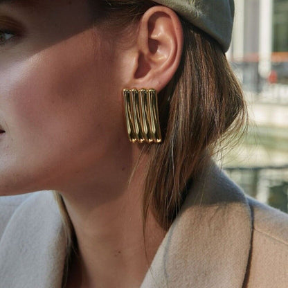 Glamour Vertical Statement Earrings | Just Lil Things at Broadway