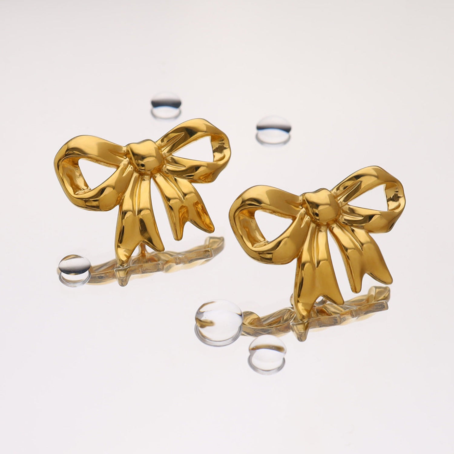 Classy Bow Pin Earrings JLT12651 | Just Lil Things at Broadway