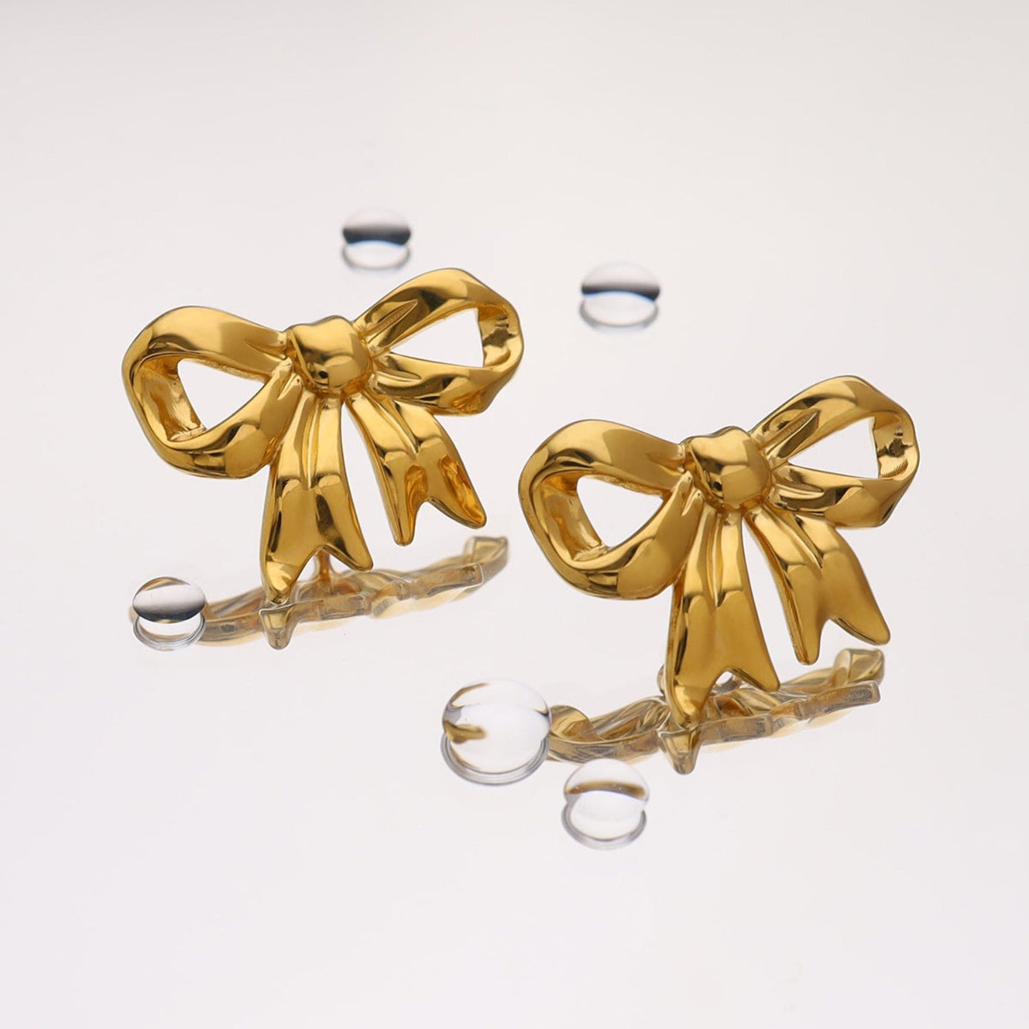 Classy Bow Pin Earrings JLT12651 | Just Lil Things at Broadway