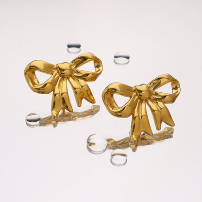 Classy Bow Pin Earrings JLT12651 | Just Lil Things at Broadway