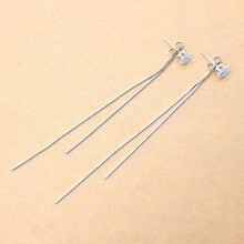 Long Crystal Tassel Earrings JLT13039 | Just Lil Things at Broadway