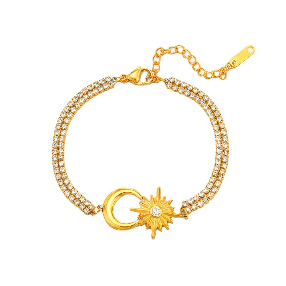 Twilight Harmony Crescent Bracelet JLTB0679 | Just Lil Things at Broadway