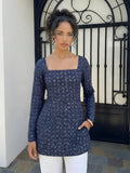 Jodha Sleeved Corset Kurti