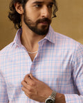 The Crownline Pinkport Checks Dress Shirt