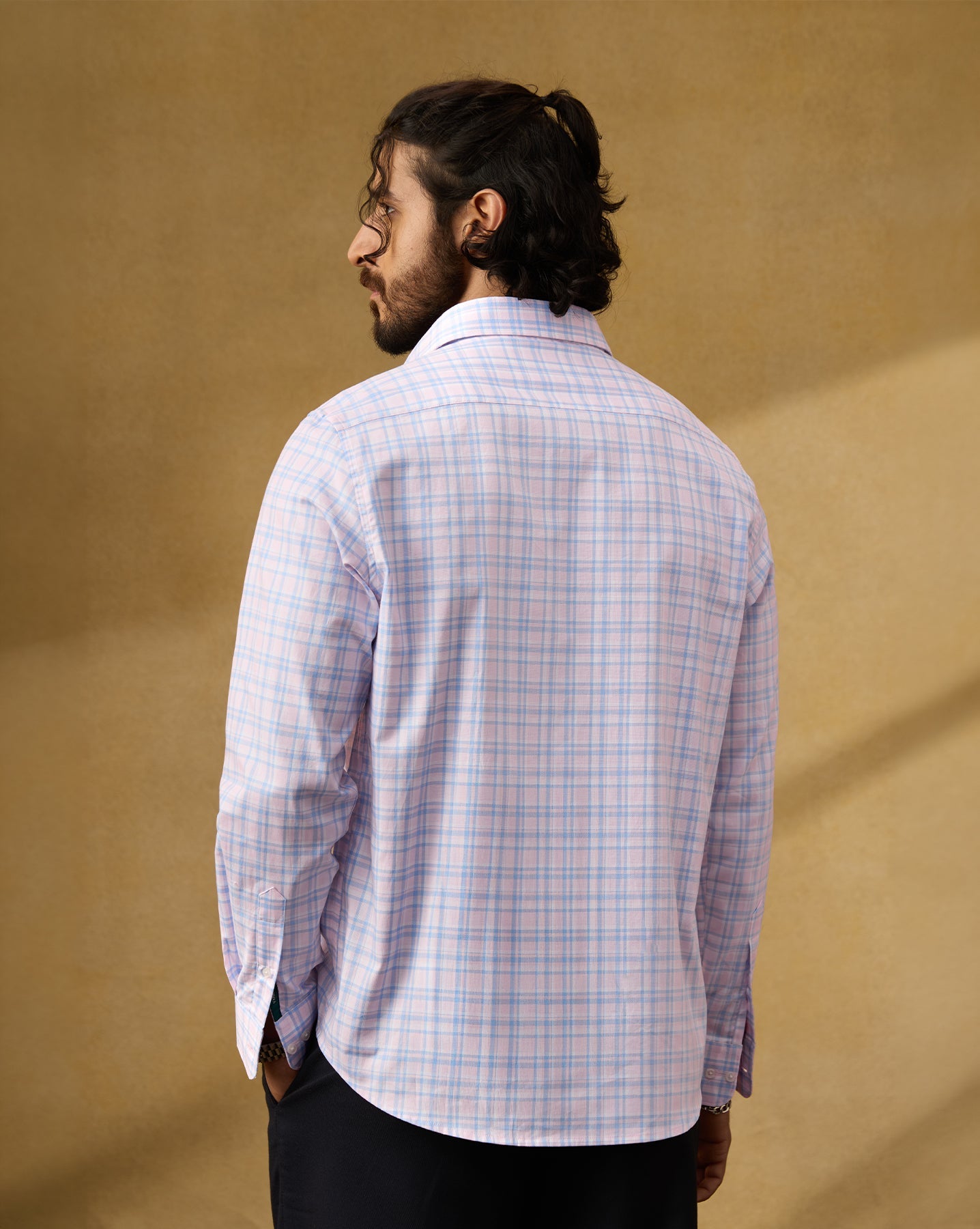 The Crownline Pinkport Checks Dress Shirt