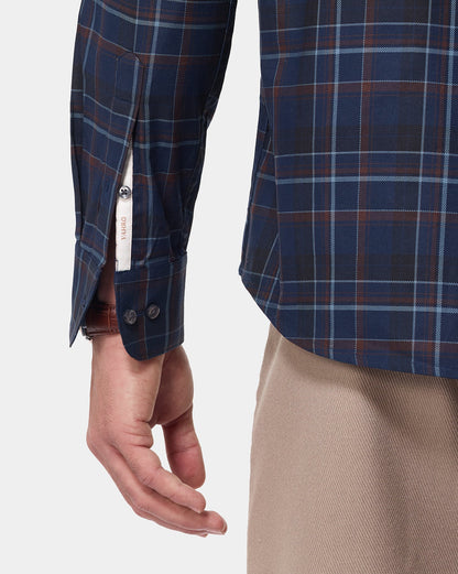 The Crownline Terra Marina Checks Dress Shirt