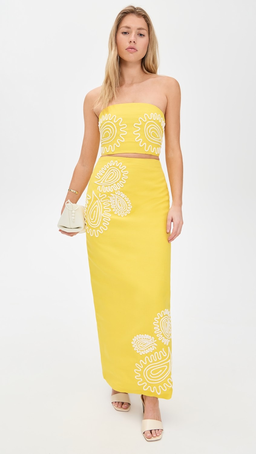 KARLA BUTTER YELLOW CO-ORD SET | De Novoo at Broadway
