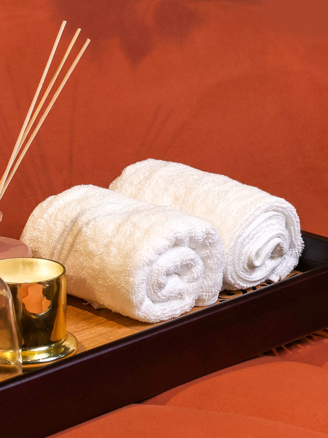 White Solid Hand Towel | Kingdom Of White at Broadway