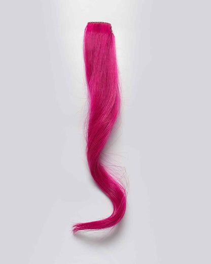 Kinky Pinky – #Strandout- Coloured clip-In Hair