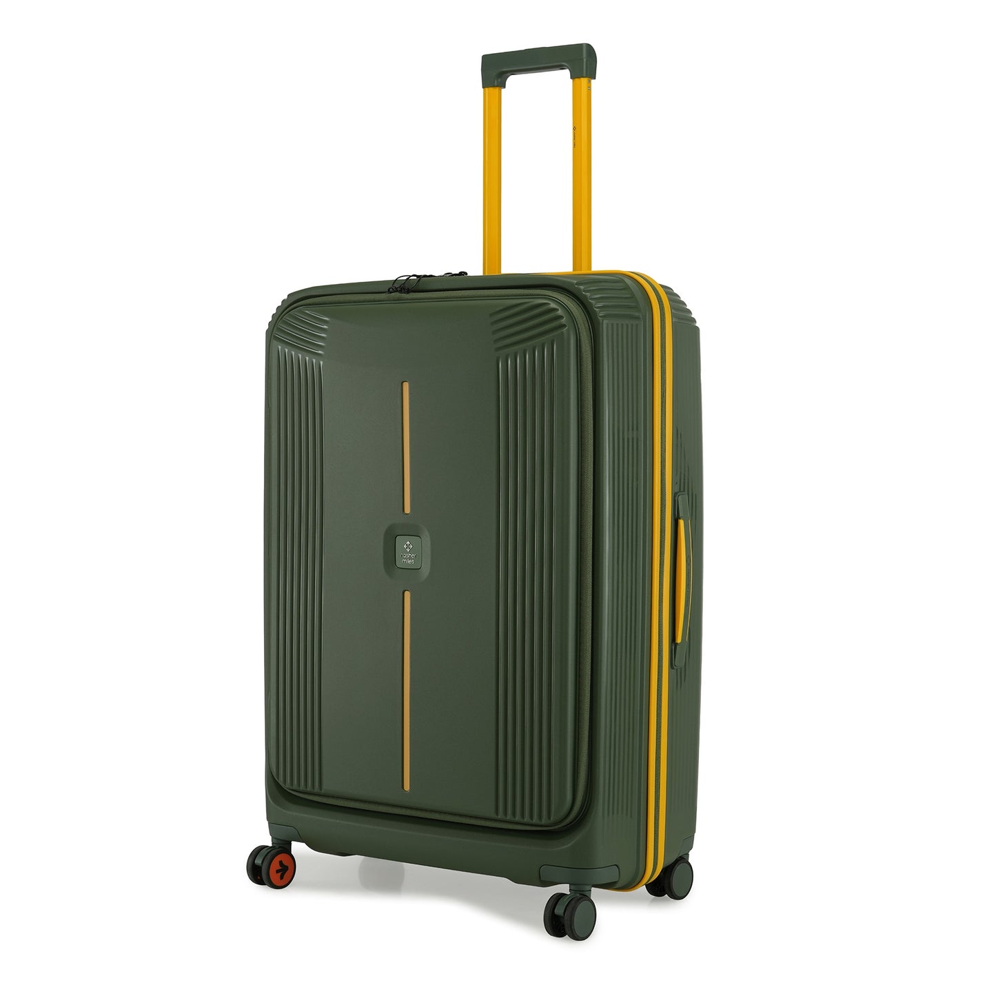 Nasher Miles Alexandria Hard-Sided Polypropylene TSA Lock Check-in Luggage 28 inch | 75cm | 8 Wheels Large Trolley Bag for Travel | Suitcase (Green Yellow)
