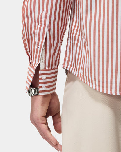 The Saint-Tropez Cuban Red Stripe Shirt