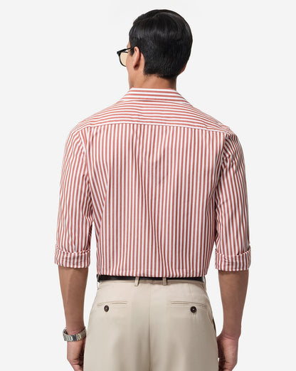 The Saint-Tropez Cuban Red Stripe Shirt