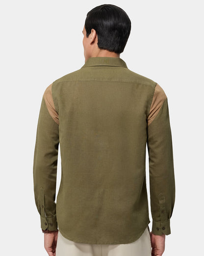 The Cut & Sew Runway Shirt Olive