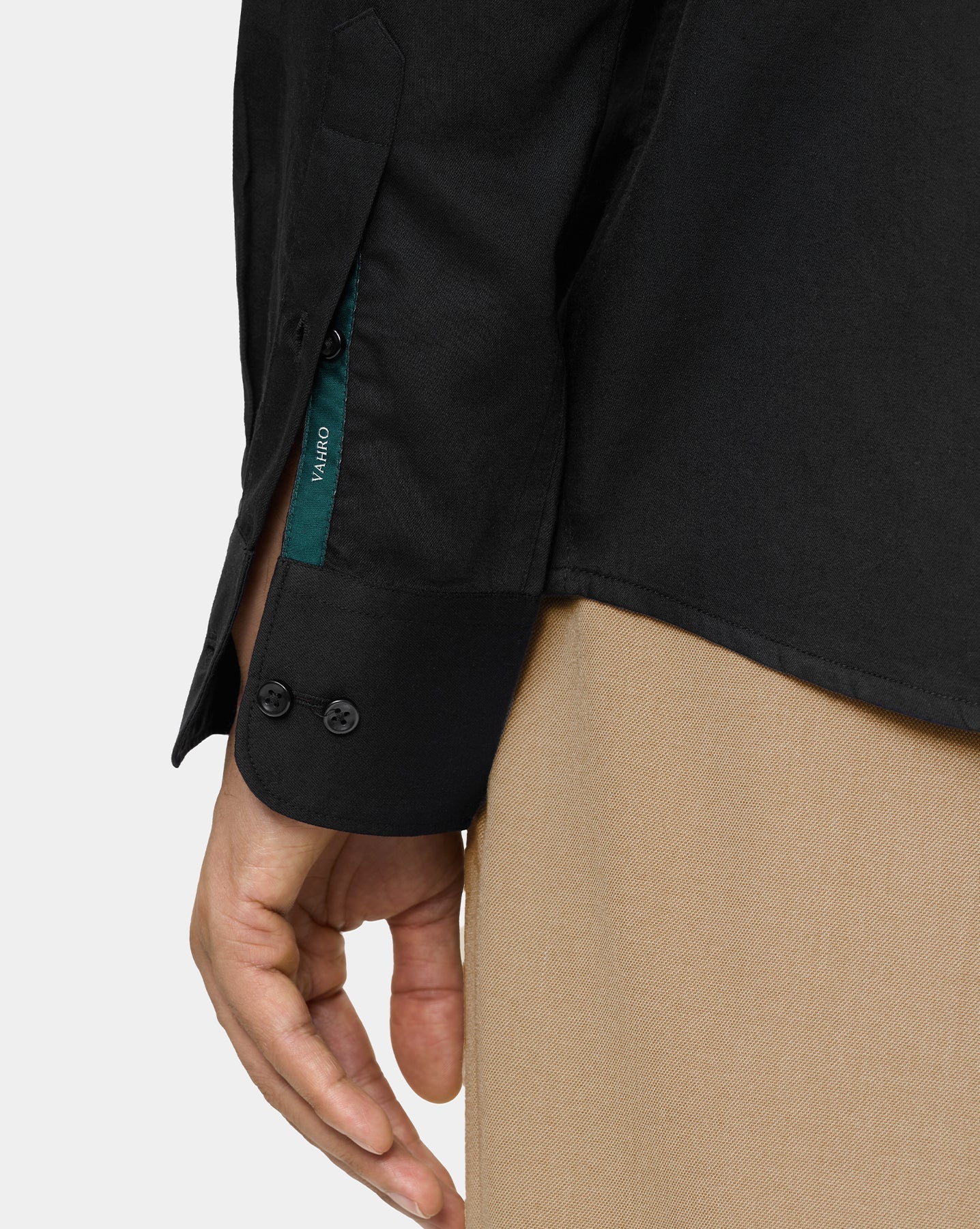 The Drape Runway Shirt Black
