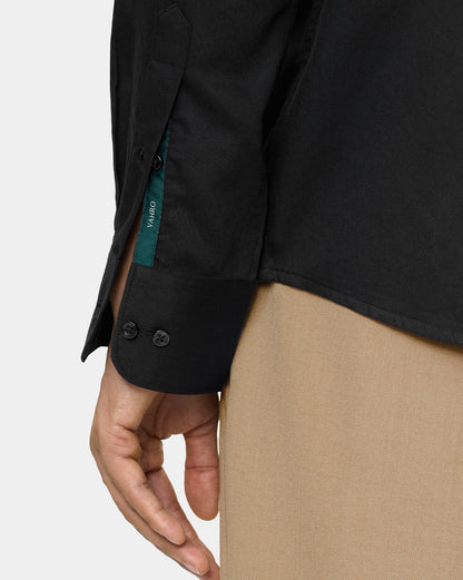 The Drape Runway Shirt Black