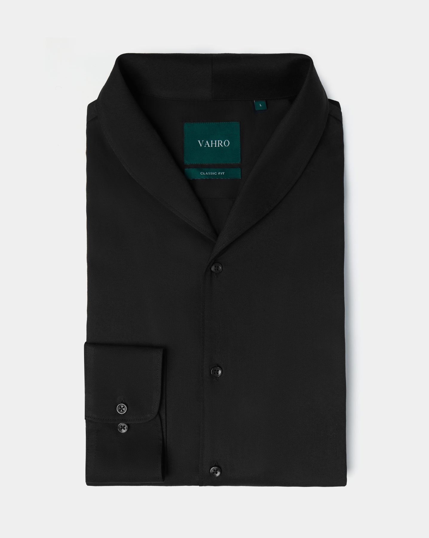 The Drape Runway Shirt Black