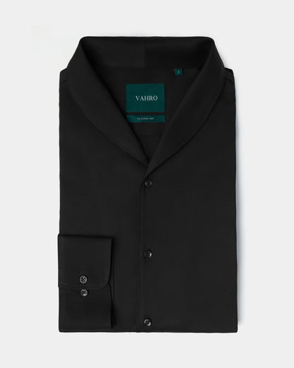 The Drape Runway Shirt Black