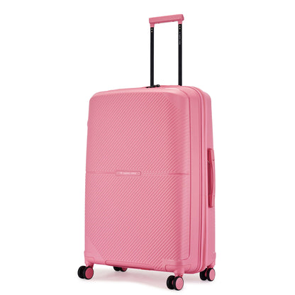 Nasher Miles Hawaii TSA Lock and Anti-Theft Hard-Sided Polypropylene Check-in Luggage Pink 28 inch |75 Trolley Bag | Suitcase