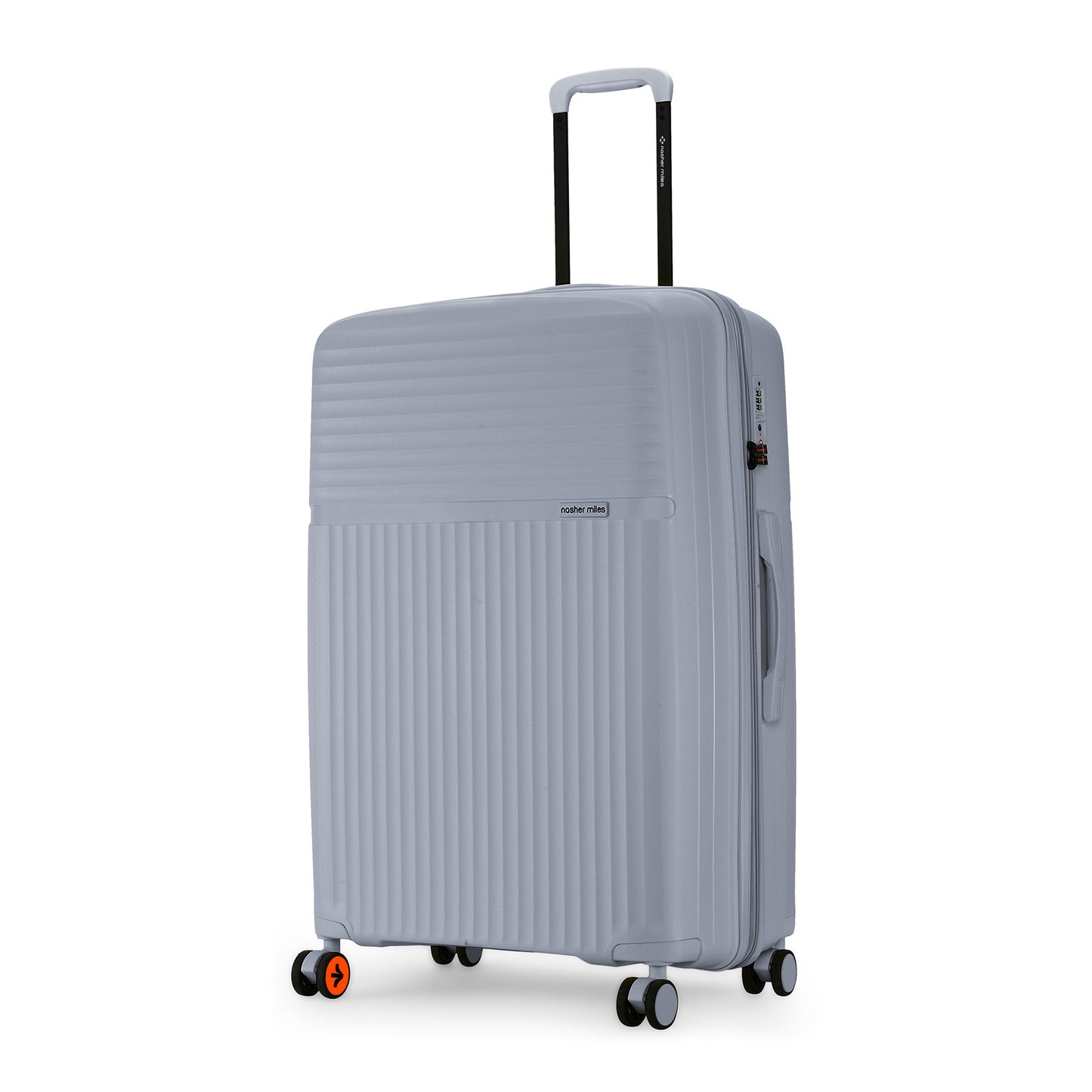 Nasher Miles Krabi Expander Hard-Sided Polypropylene Check-in Luggage Grey 28 inch |75 Trolley Bag