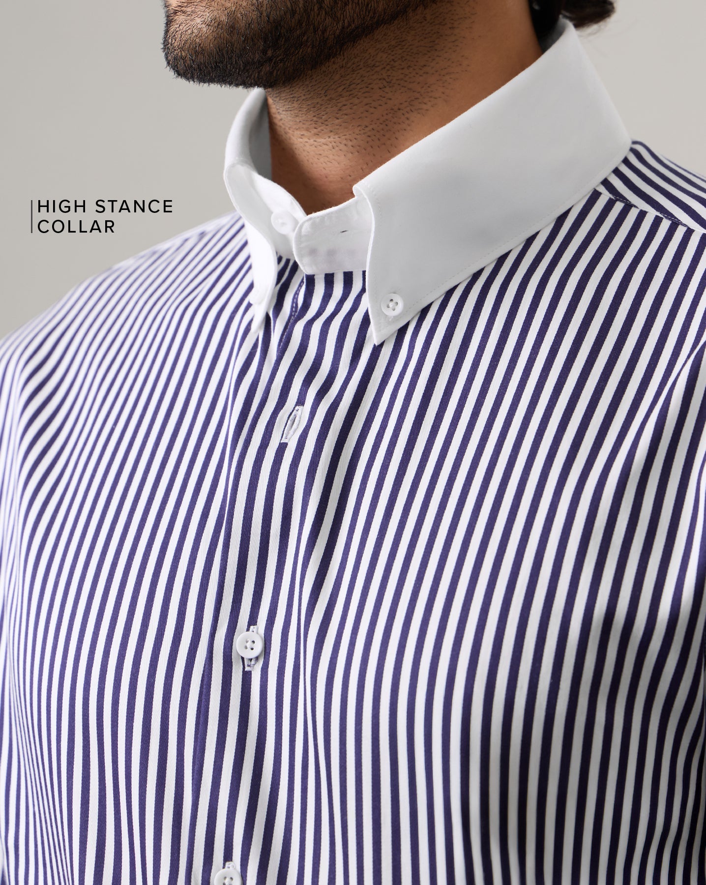 The Crownline Banker Collar Dress Shirt Windsor Blue