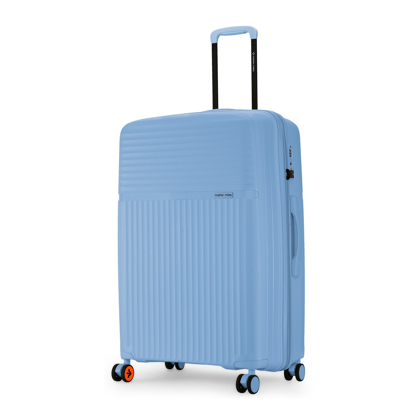 Nasher Miles Krabi Expander Hard-Sided Polypropylene Check-in Luggage Steel Blue 28 inch |75 Trolley Bag
