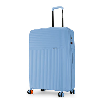 Nasher Miles Krabi Expander Hard-Sided Polypropylene Check-in Luggage Steel Blue 28 inch |75 Trolley Bag