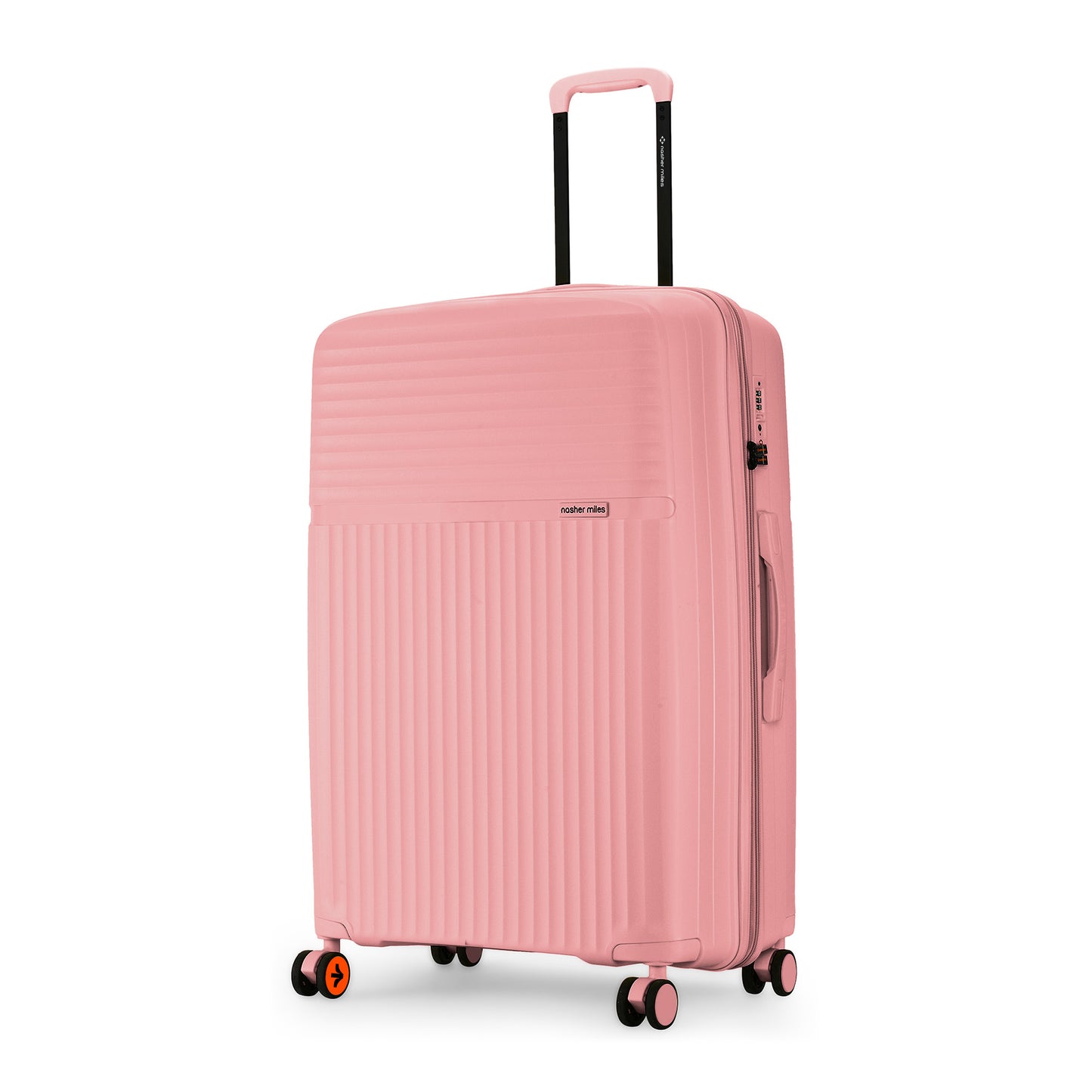 Nasher Miles Krabi Expander Hard-Sided Polypropylene Check-in Luggage Peach 28 inch |75 Trolley Bag