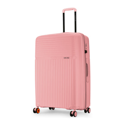 Nasher Miles Krabi Expander Hard-Sided Polypropylene Check-in Luggage Peach 28 inch |75 Trolley Bag