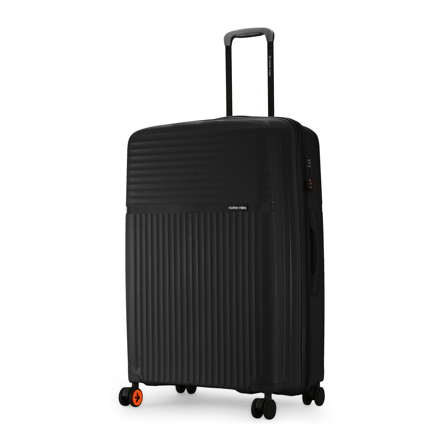 Nasher Miles Krabi Expander Hard-Sided Polypropylene Check-in Luggage Black 28 inch |75 Trolley Bag