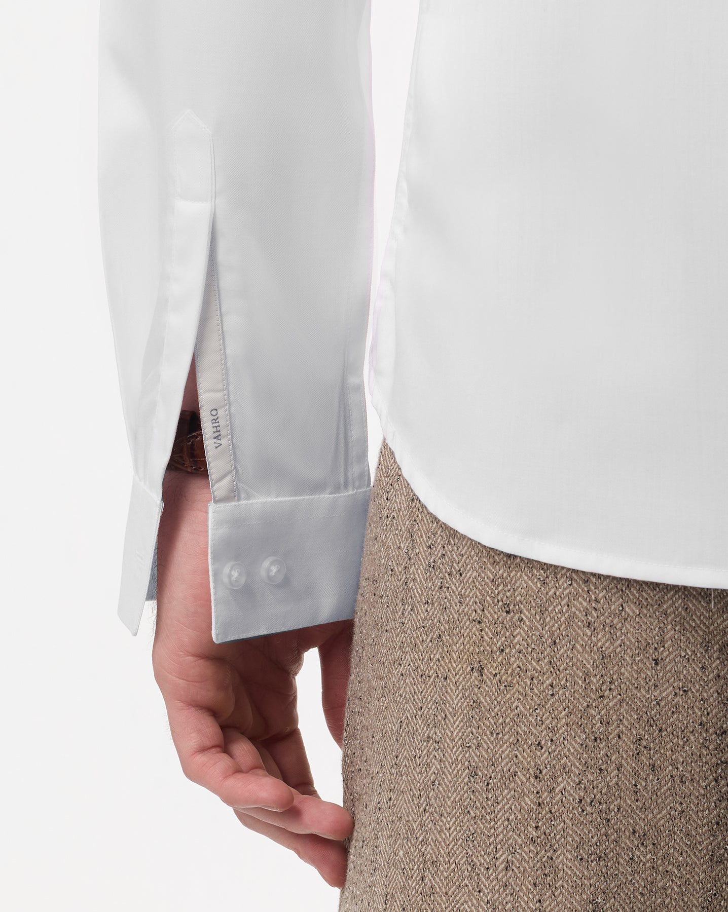The Half Pintuck Placket Runway Shirt Off White