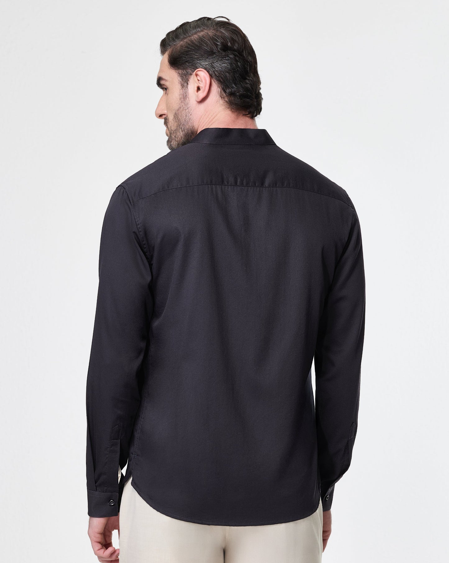 The Half Pintuck Placket Runway Shirt Berry