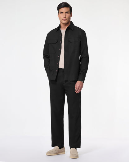 The Classic Overshirt Black