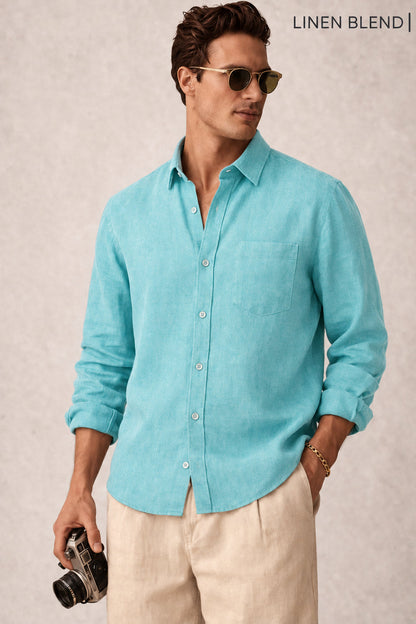 Signature Linen Cotton Blend Shirt
