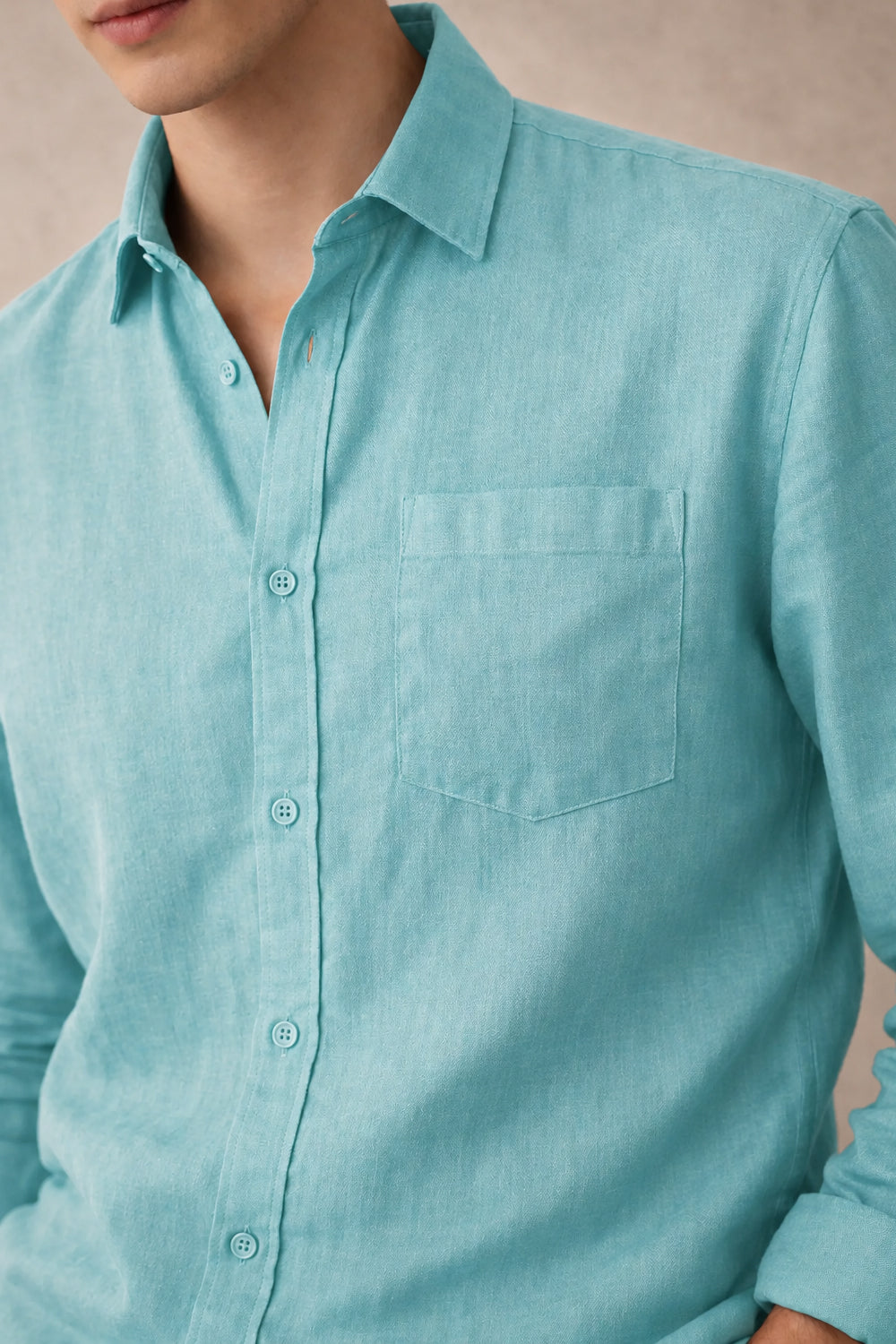Signature Linen Cotton Blend Shirt