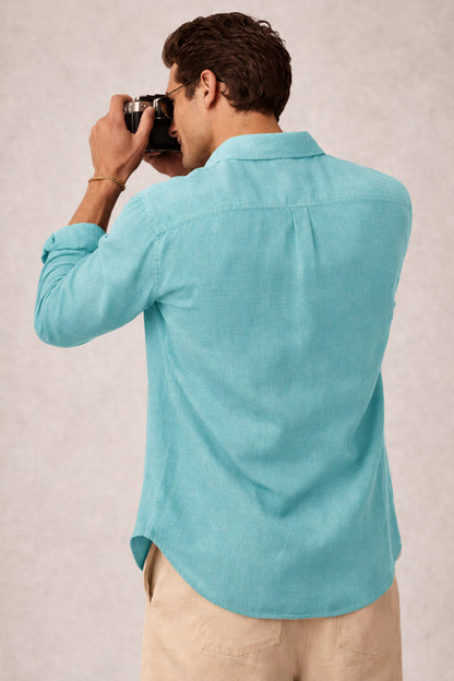 Signature Linen Cotton Blend Shirt