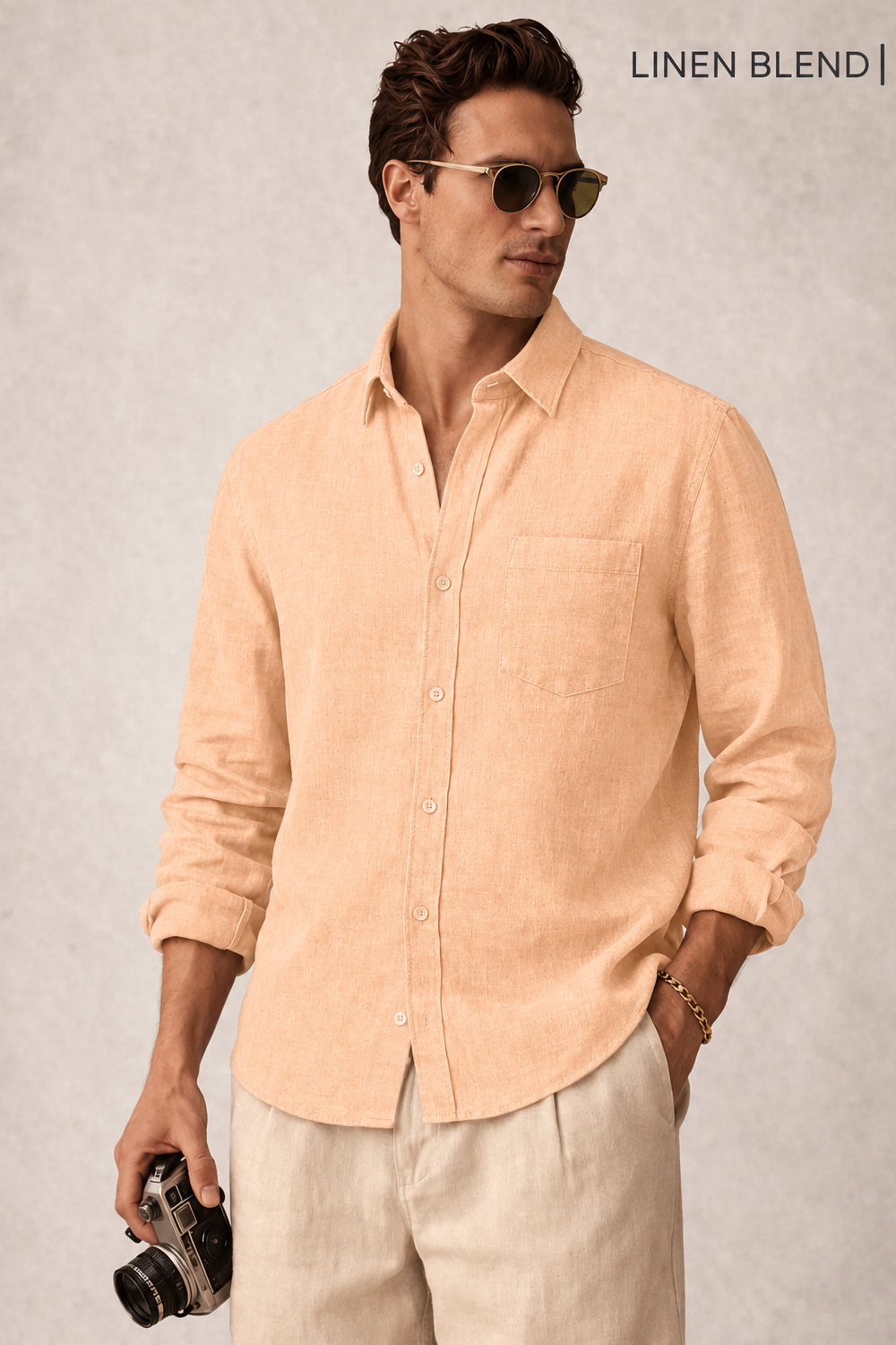 Signature Linen Cotton Blend Shirt