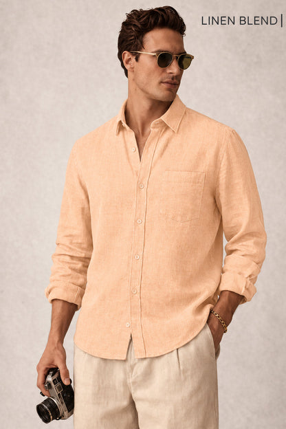Signature Linen Cotton Blend Shirt