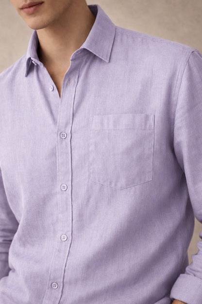 Signature Linen Cotton Blend Shirt