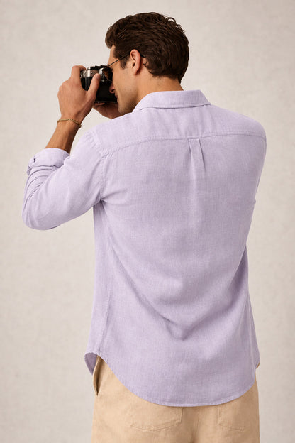 Signature Linen Cotton Blend Shirt