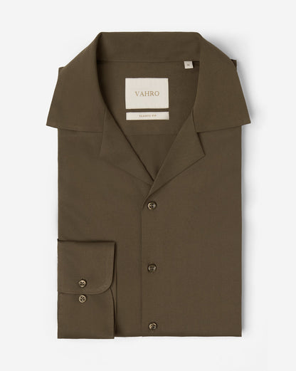 The Saint-Tropez Bamboo Cuban Shirt Cacao