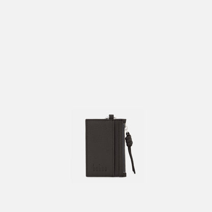 LARRY KEYCHAIN PEBBLE DARK BROWN