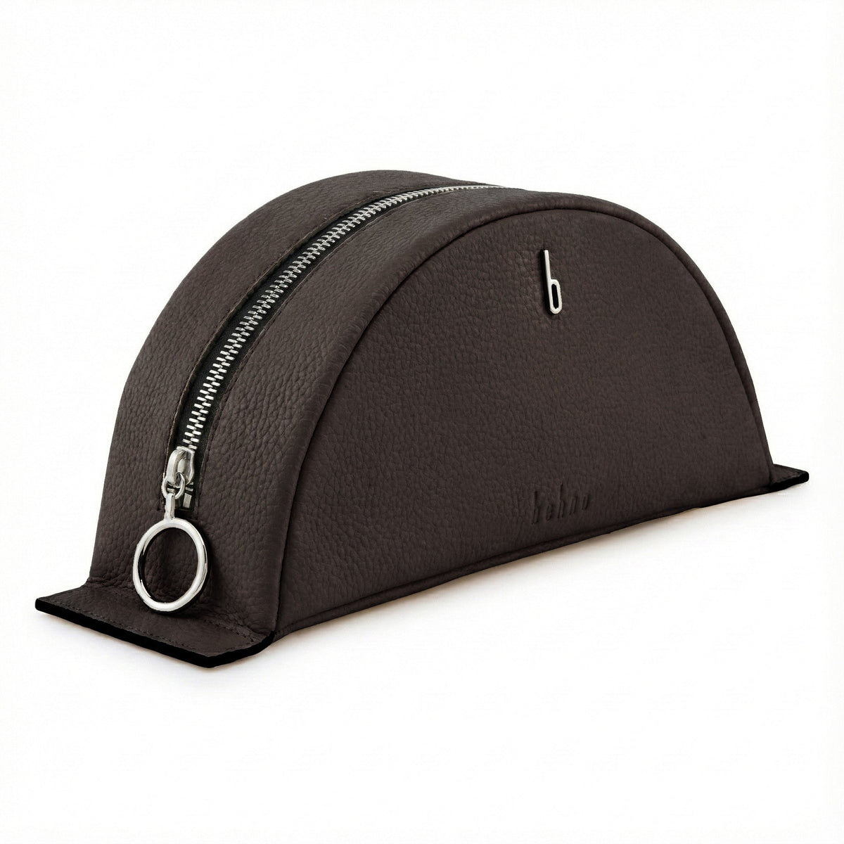 LAVERNE POUCH PEBBLE DARK BROWN