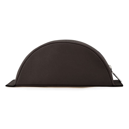 LAVERNE POUCH PEBBLE DARK BROWN
