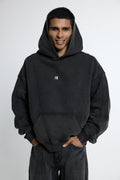 Black Wash Hoodie