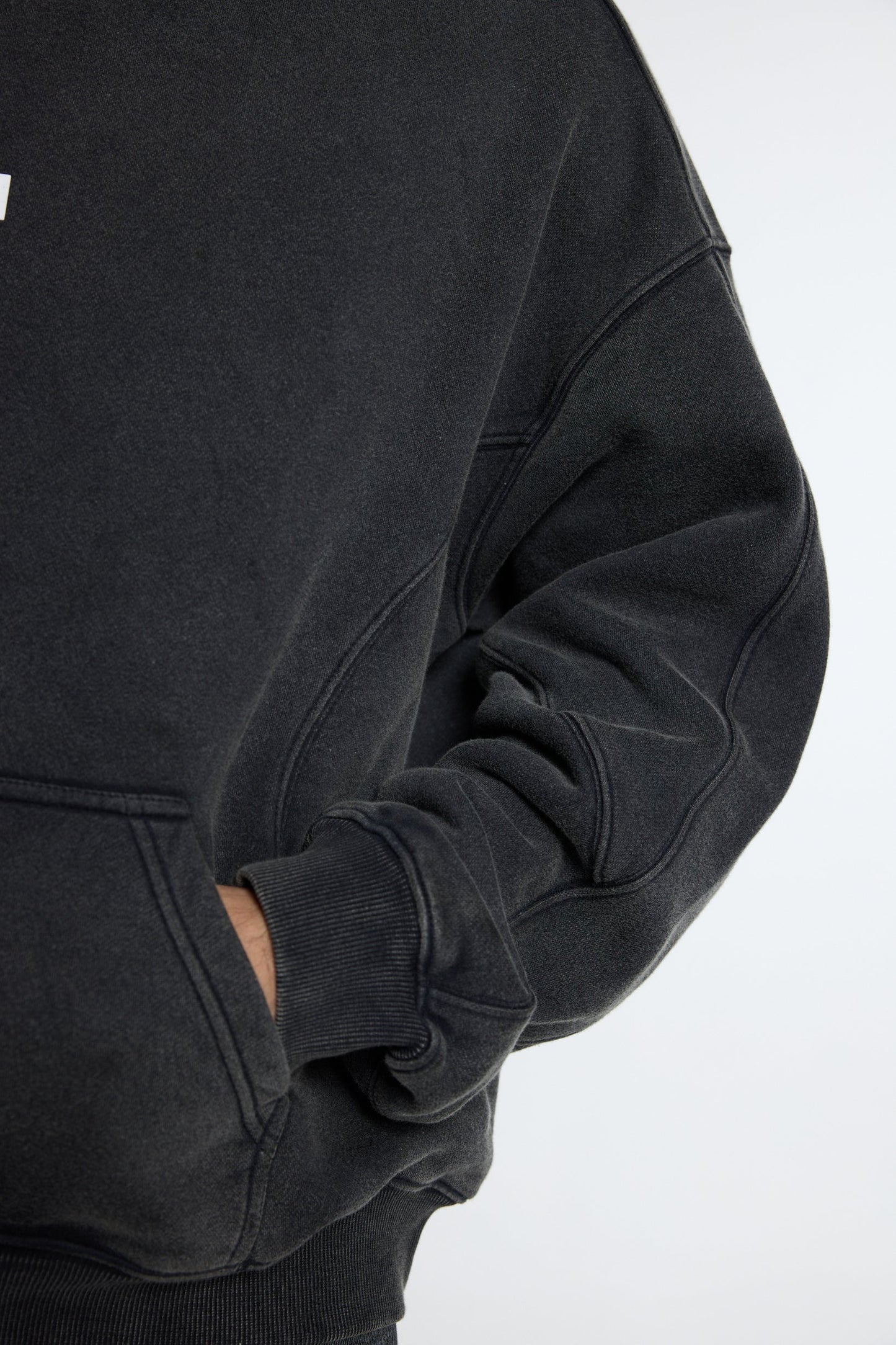 Black Wash Hoodie