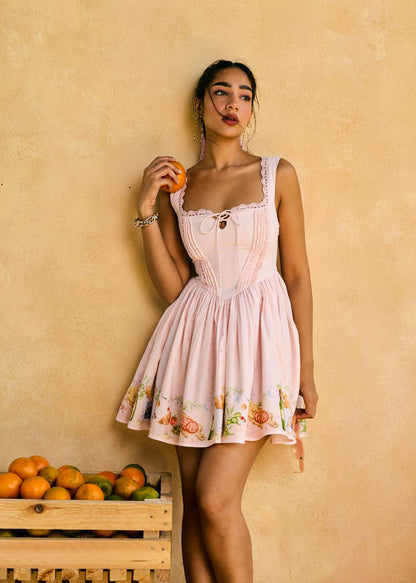 Amalfi Picnic Lace Mini Sundress