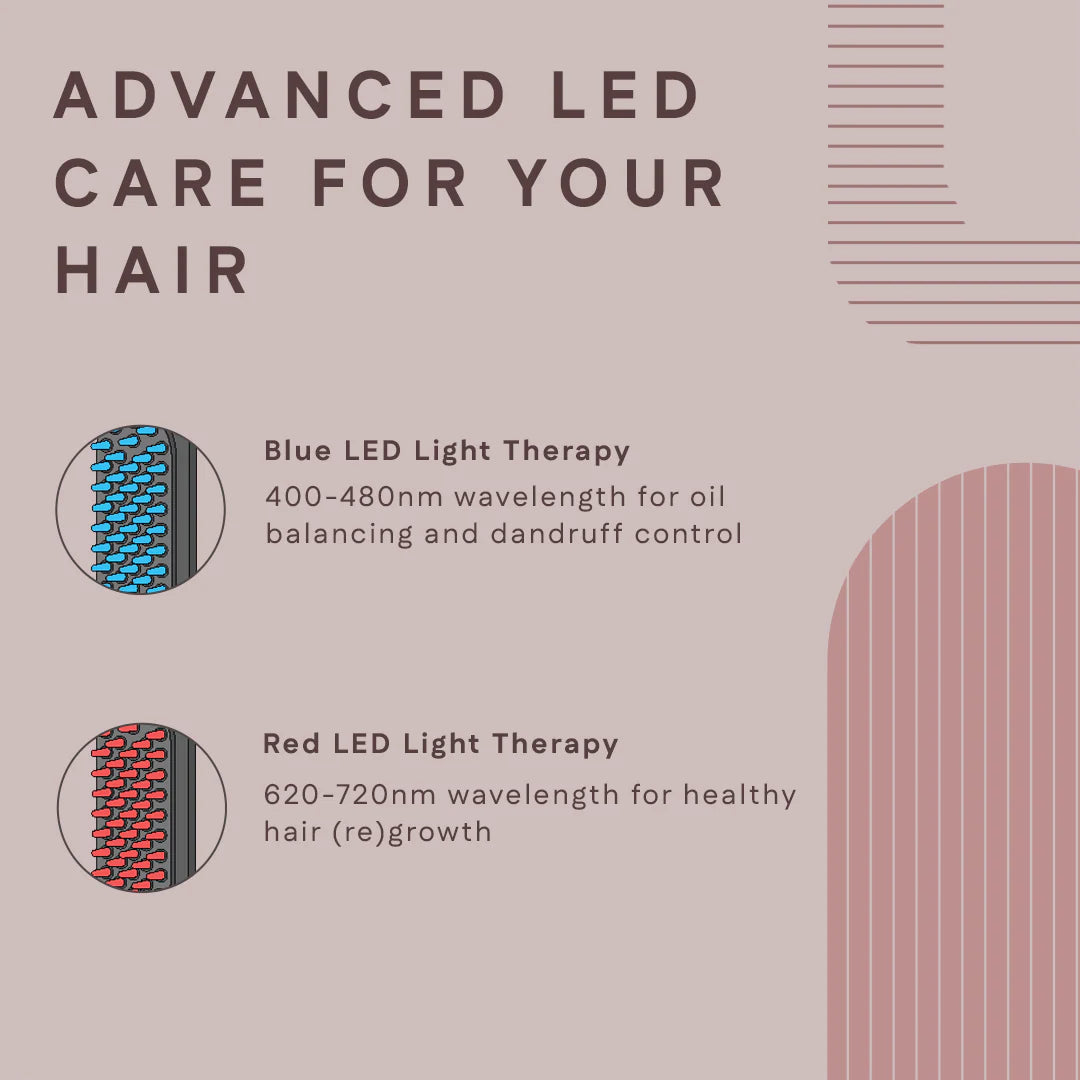 LED Light Hair Therapy Comb & Massager | Winston at Broadway