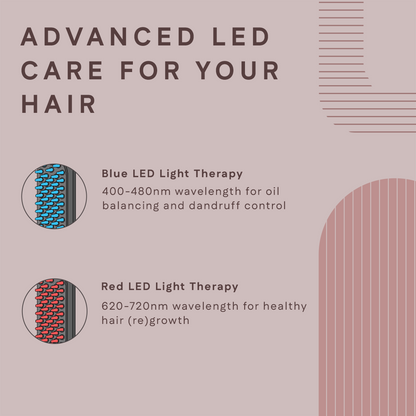 LED Light Hair Therapy Comb & Massager | Healthy Hair Growth & Oil Balancing | Winston at Broadway
