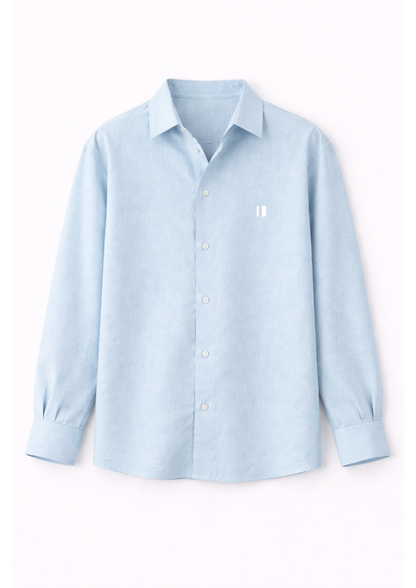 Chapter2Drip Light Blue linen shirt (Jr)