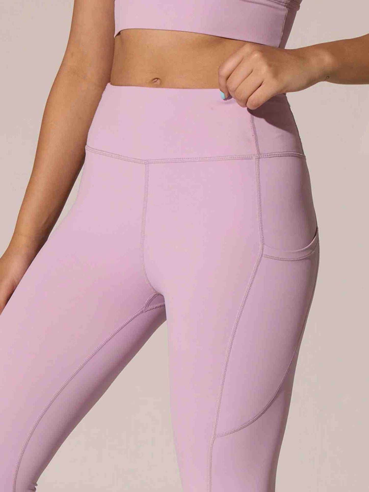 Lilac Septa Pocket Leggings